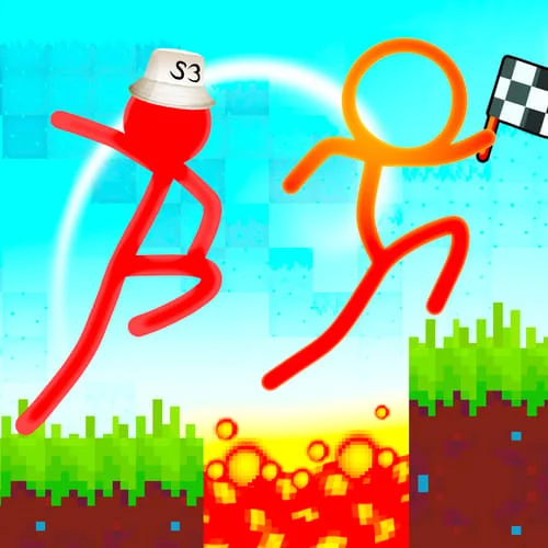 Play Stickman Parkour 3 online