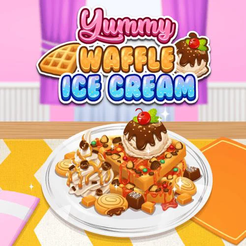 Play Yummy Waffle Ice Cream online